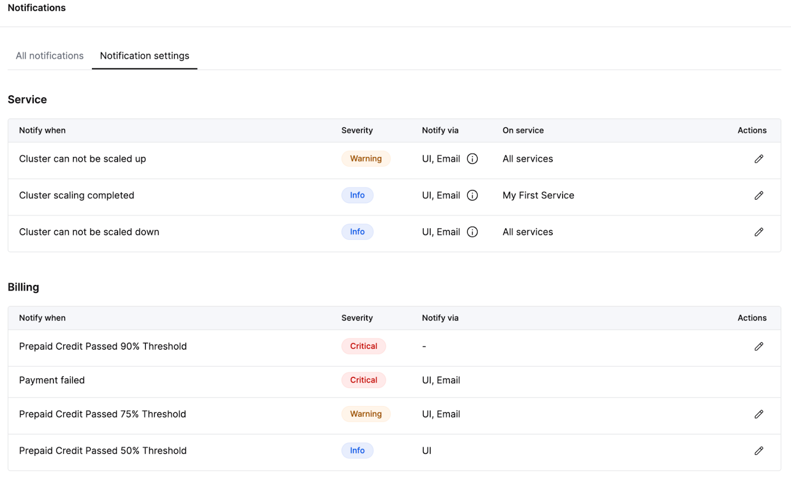 Configure backup settings